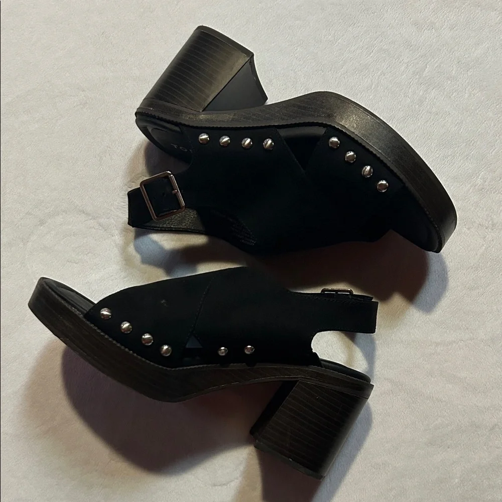 Torrid Black Studded Women's Heeled Sandals - Picture 1 of 4